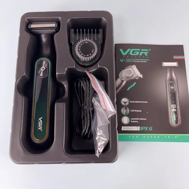 ماشین اصلاح بادیگروم وی جی آر مدل v-360