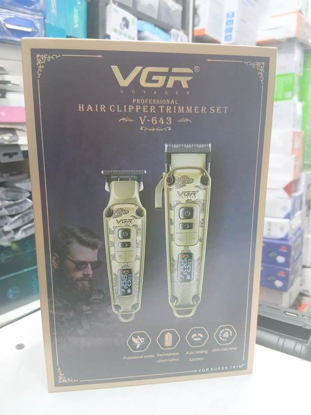 ست ماشین اصلاح سر و صورت وی جی آر مدل v_643
